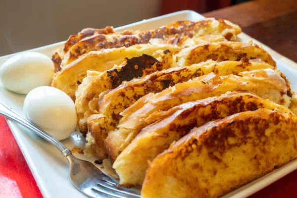 Challah French Toast with 2 Eggs
