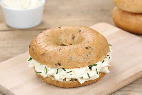 Bagel with Scallion Cream Cheese