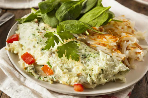 Healthy Egg Whites Omelette