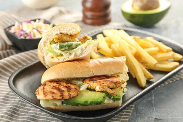 Lemon Grilled Chicken & Avocado Hot Grilled Hero
