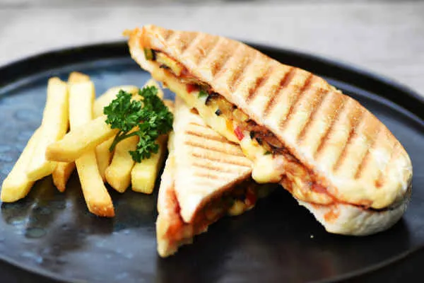 Eggplant Parmigiana Panini