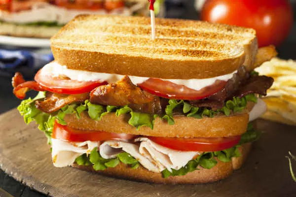 Turkey Club Combo Sandwich