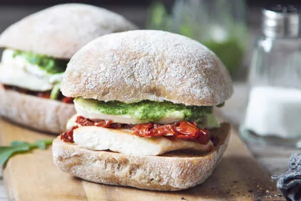 Grilled Chicken and Fresh Mozzarella Combo Sandwich